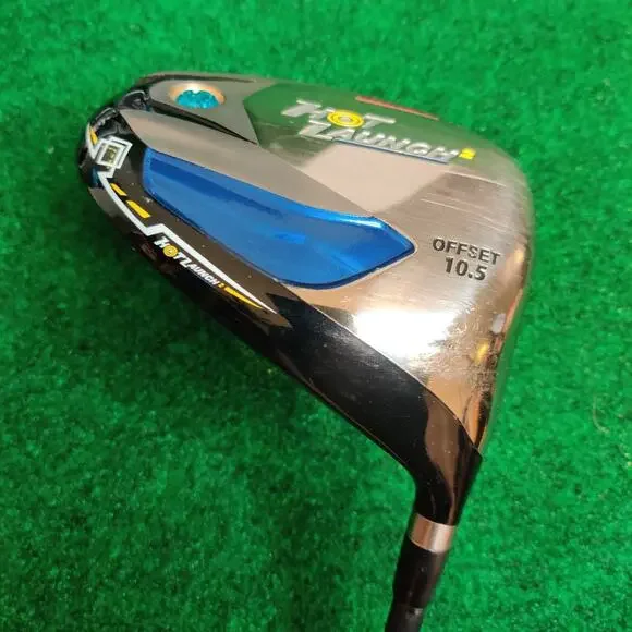 Tour Edge Hot Launch 2 RH 10.5° Driver Offset Bassara Lite Flex w Head Cover - Picture 2 of 13